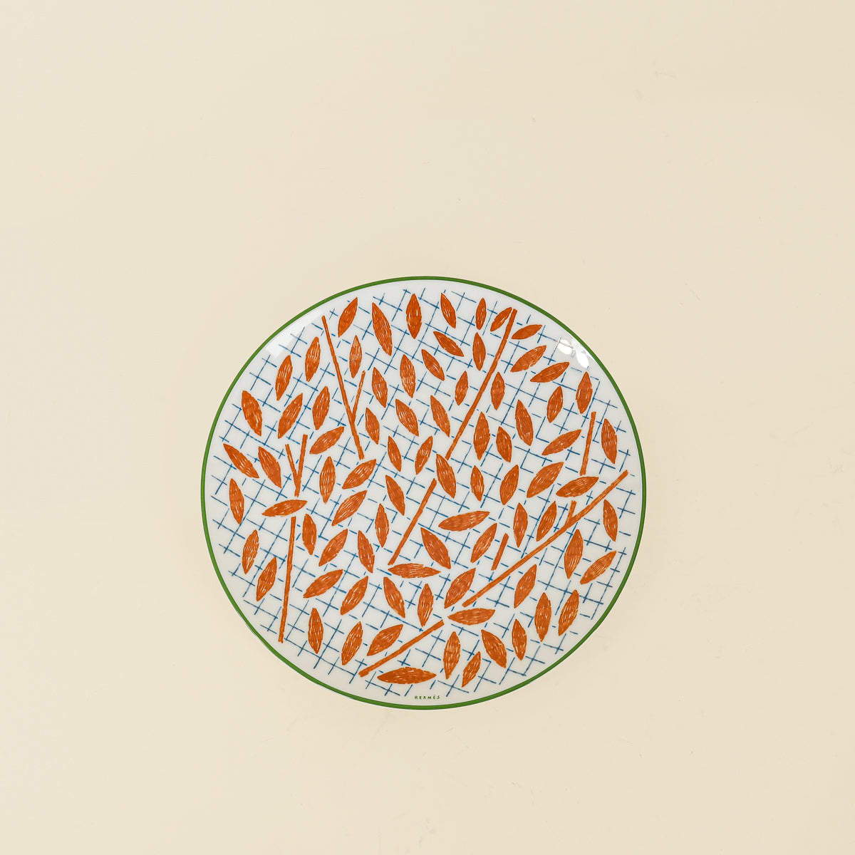 Hermes Porcelain A Walk in the Garden Dessert Plate (Set of 4)