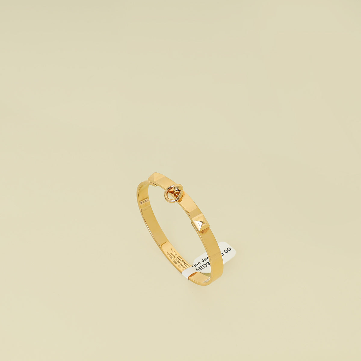 Hermes 18K Rose Gold Collier De Chien Small Model Bracelet