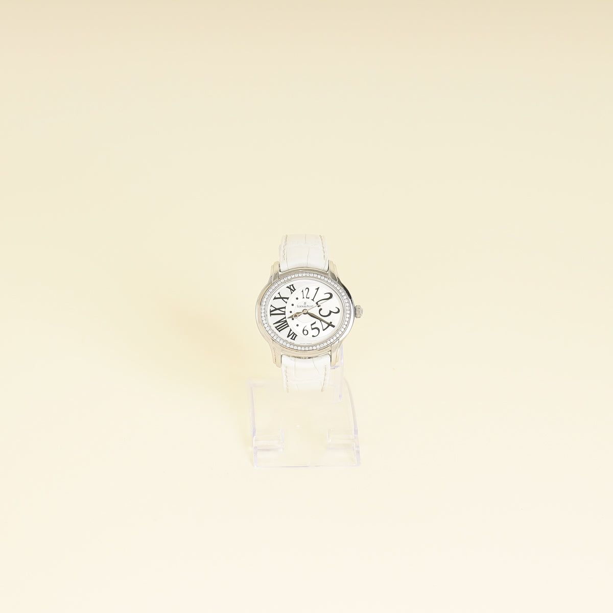 Audemars Stainless Steel Diamond Piguet Ladies Millenary Automatic Watch