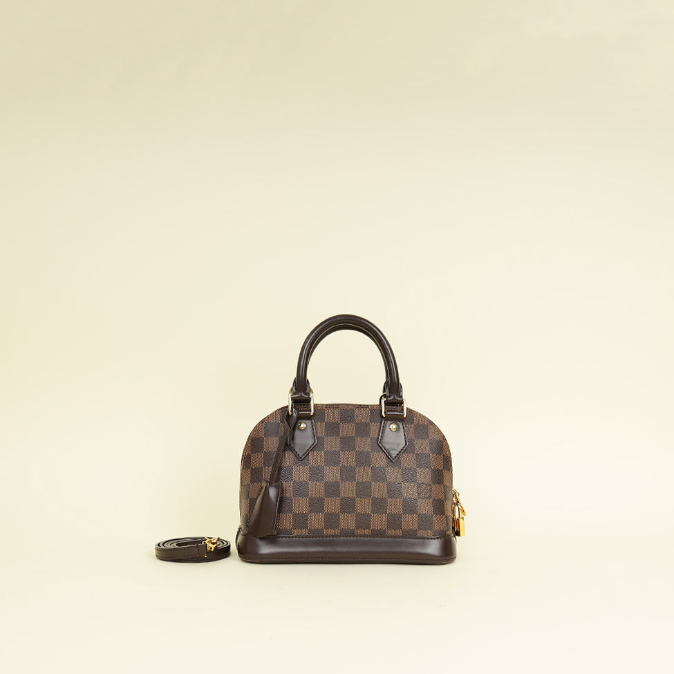 Louis Vuitton Brown Damier Ebene Alma BB Bag
