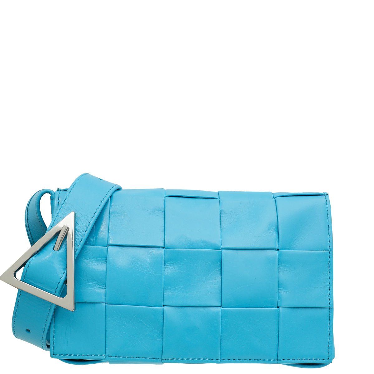Bottega Veneta Pool Paper Intreccio Cassette Small Crossbody Bag
