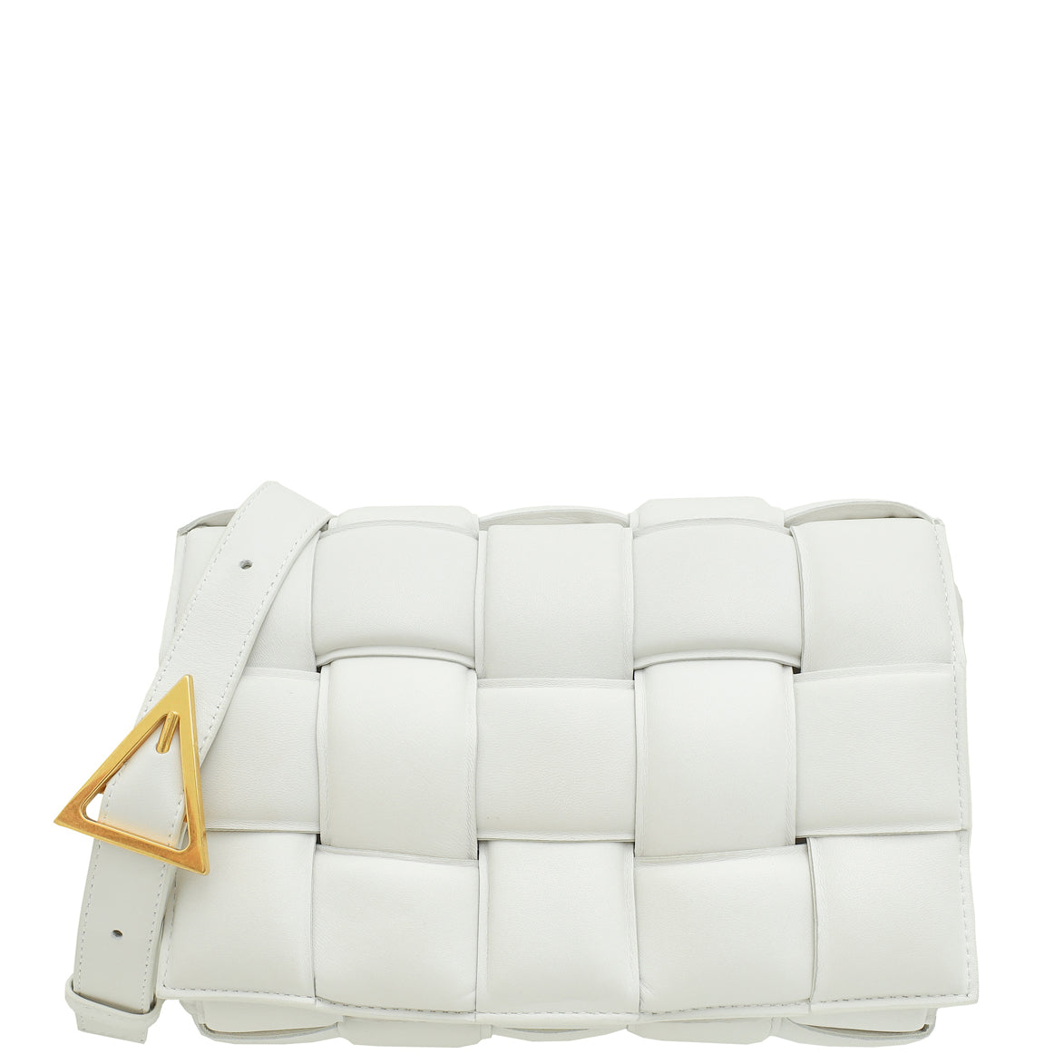 Bottega Veneta Chalk Padded Cassette Medium Bag