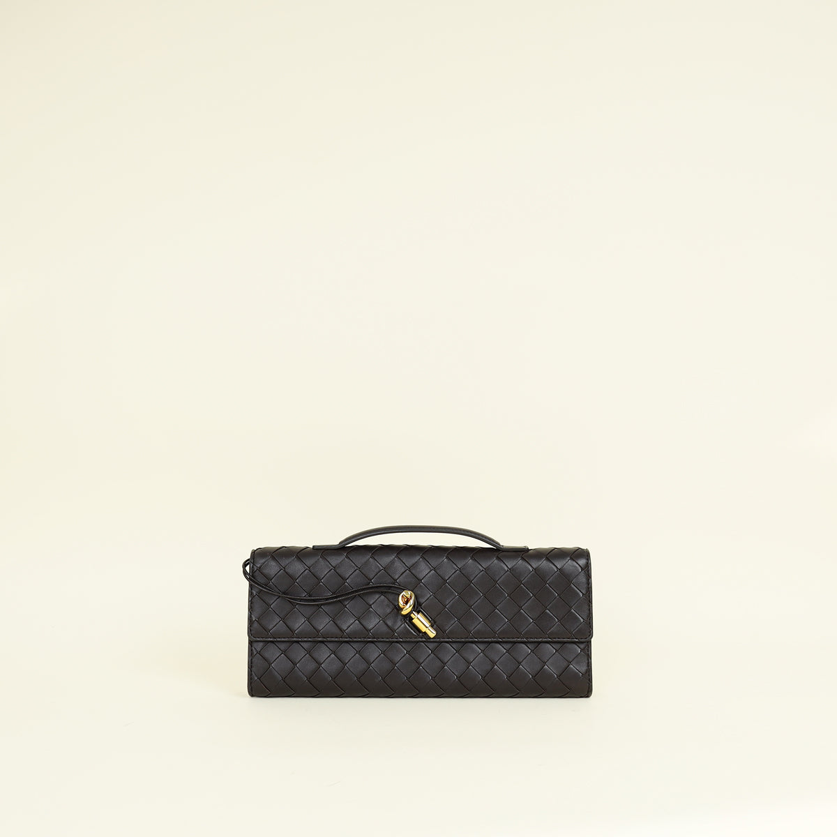 Bottega Veneta Fondant Intrecciato Andiamo Clutch