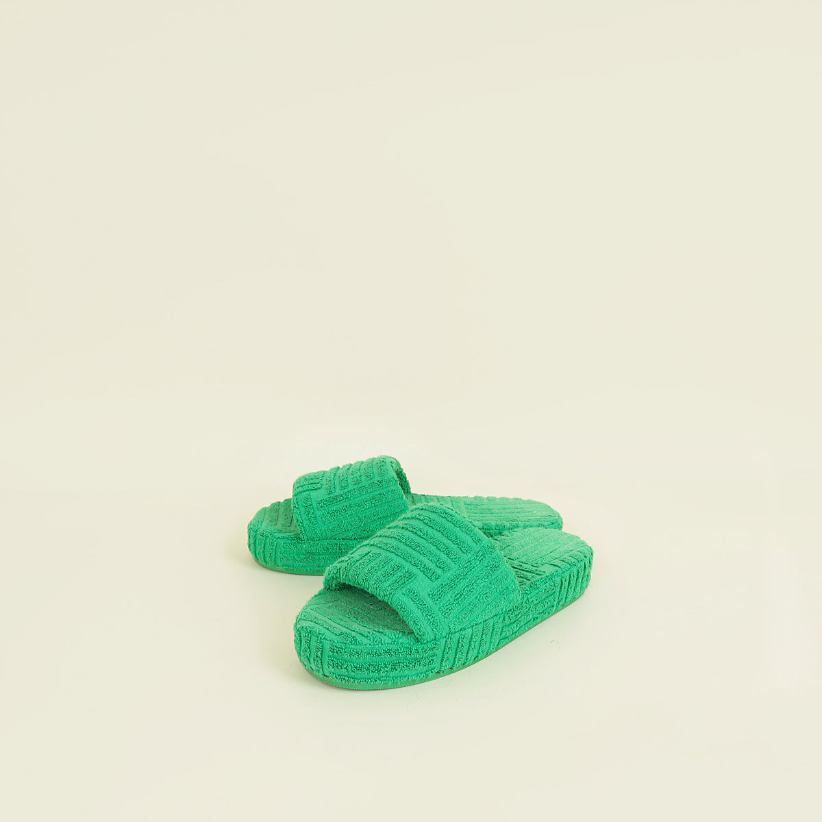 Bottega Veneta Grass Resort Sponge Slides 39