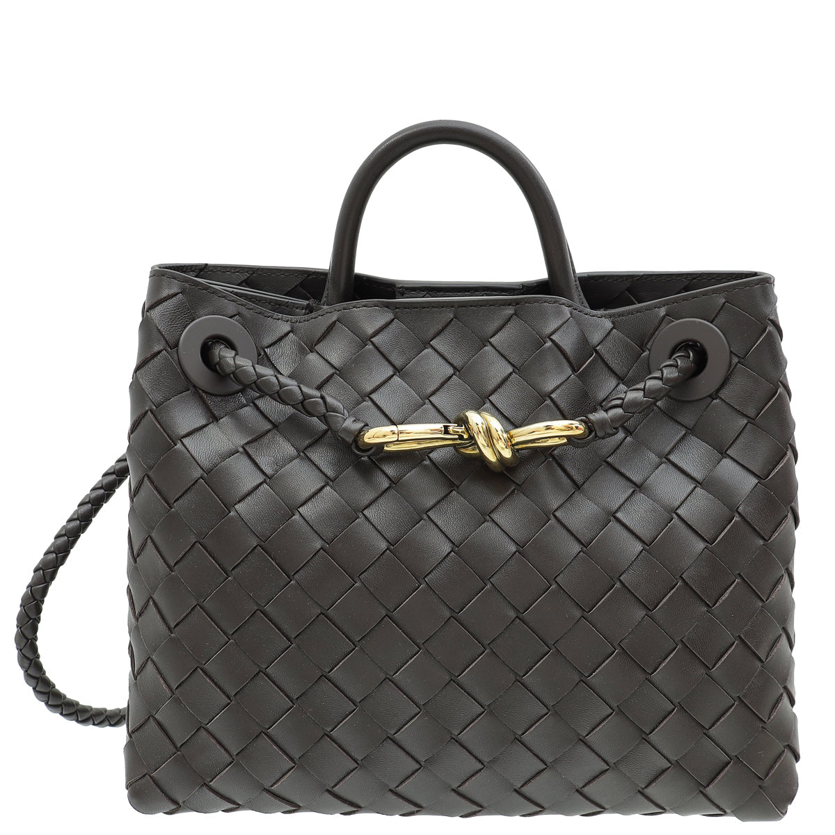 Bottega Veneta Fondant Intrecciato Small Andiamo Bag