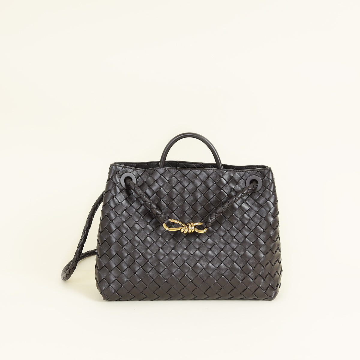 Bottega Veneta Fondant Intrecciato Classic Andiamo Bag