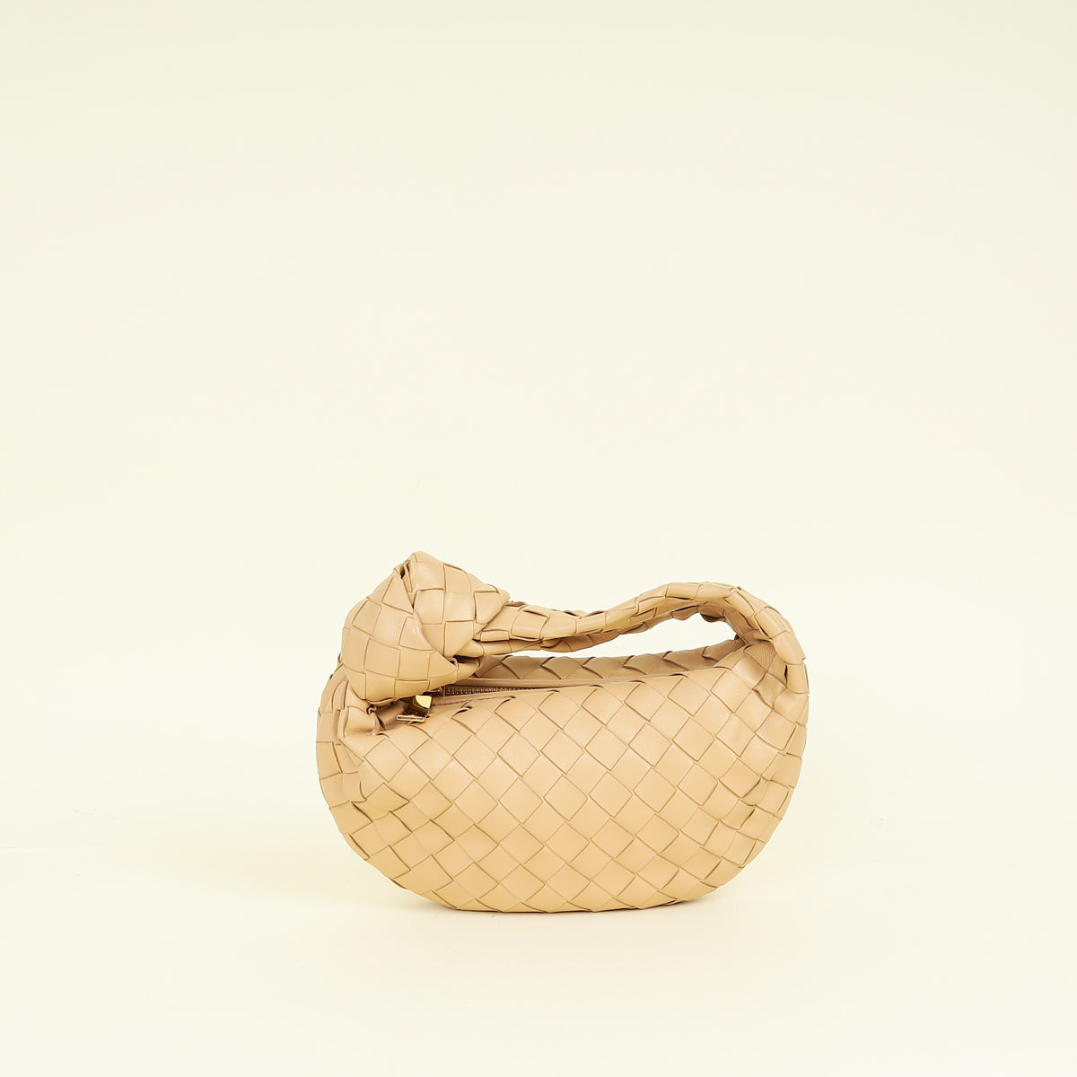 Bottega Veneta Beige Intrecciato Nappa Jodie Mini Bag