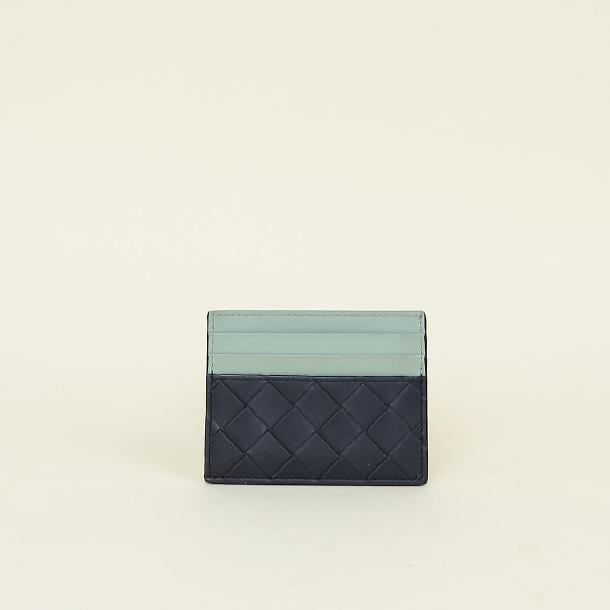 Bottega Veneta Bicolor Intrecciato Card Case