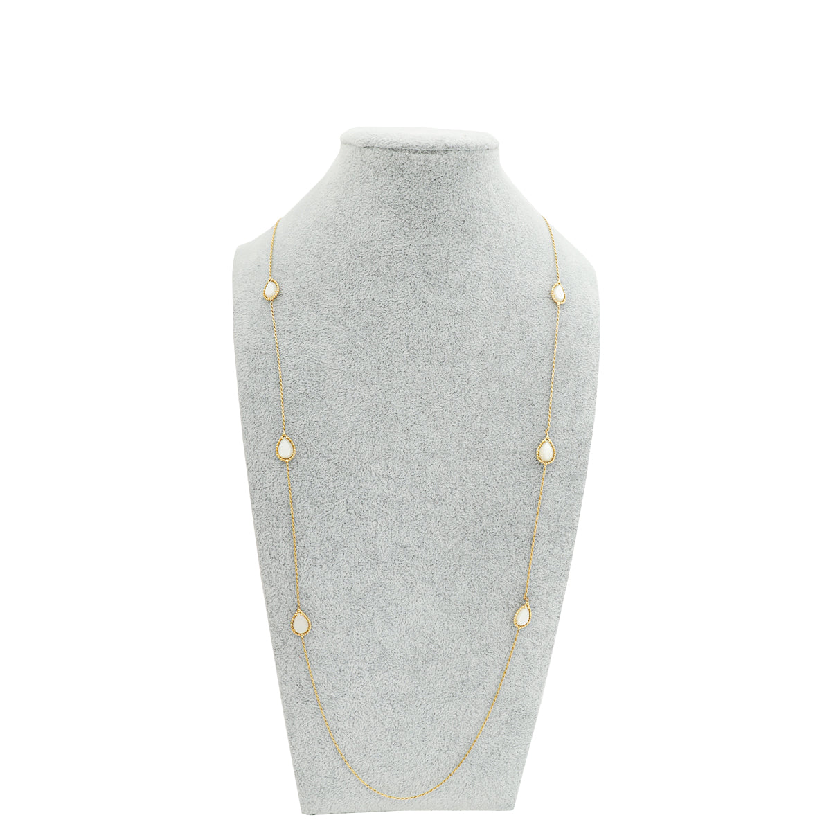 Boucheron 18K Yellow Gold Serpent Boheme 6 Motifs MOP Long Necklace