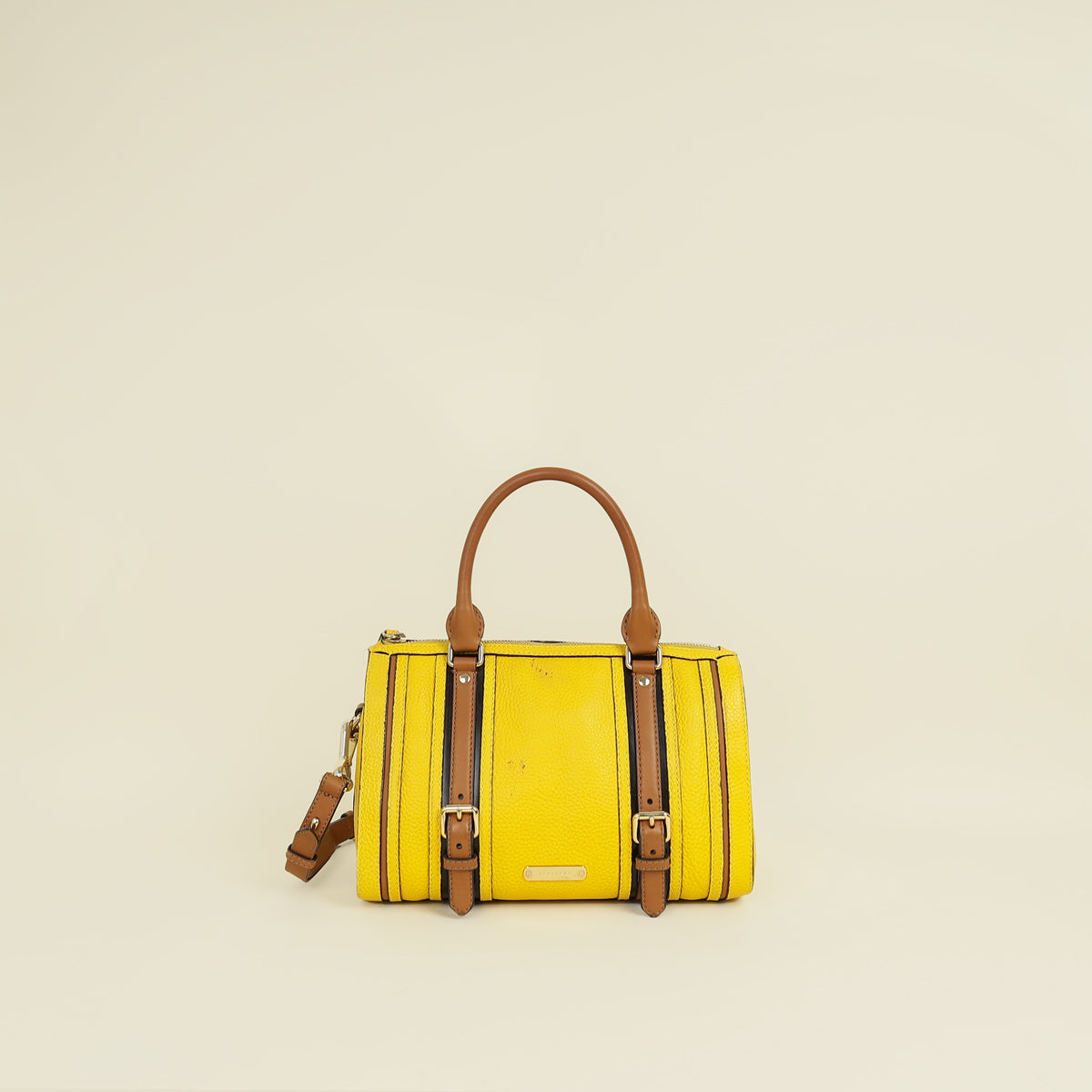 Burberry Bicolor Alchester Bowling Bag