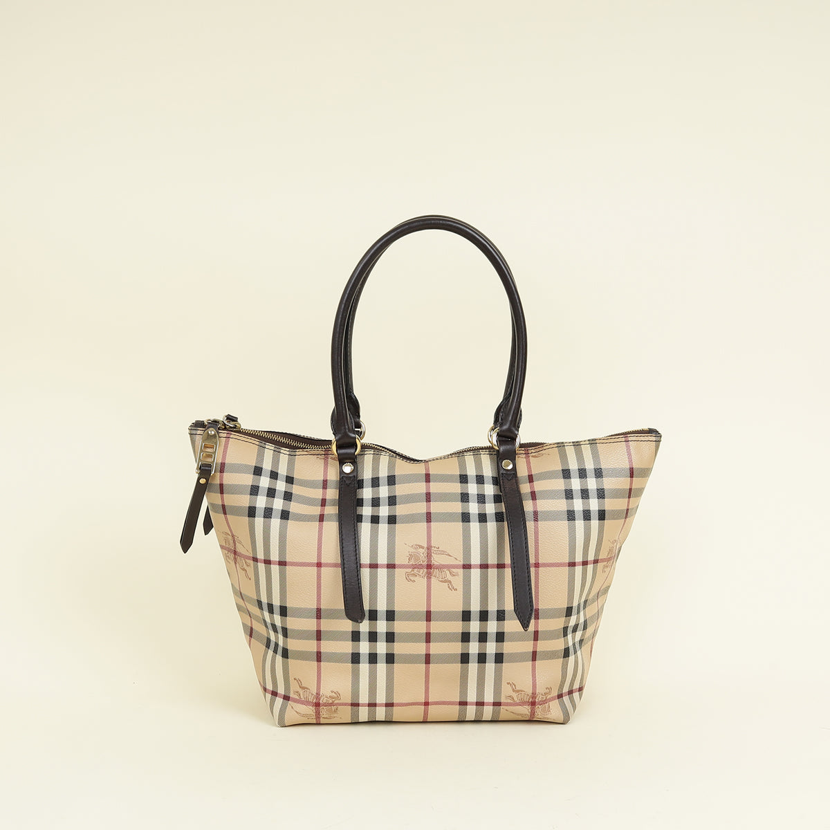 Burberry Beige Haymarket Check Salisbury Tote Bag