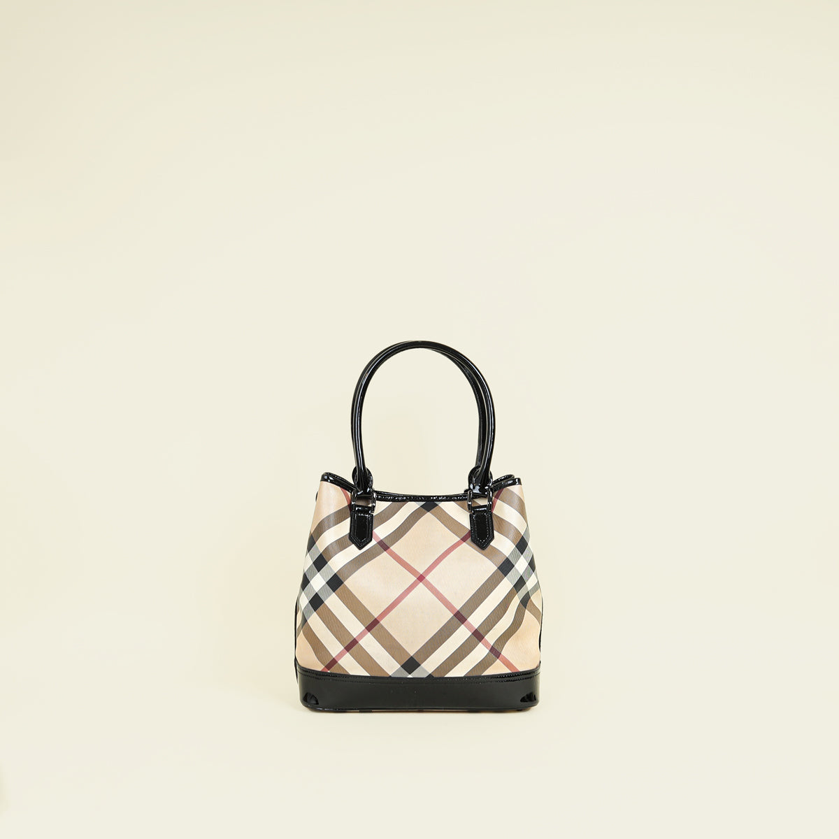 Burberry Multicolor Novacheck Tote Bag