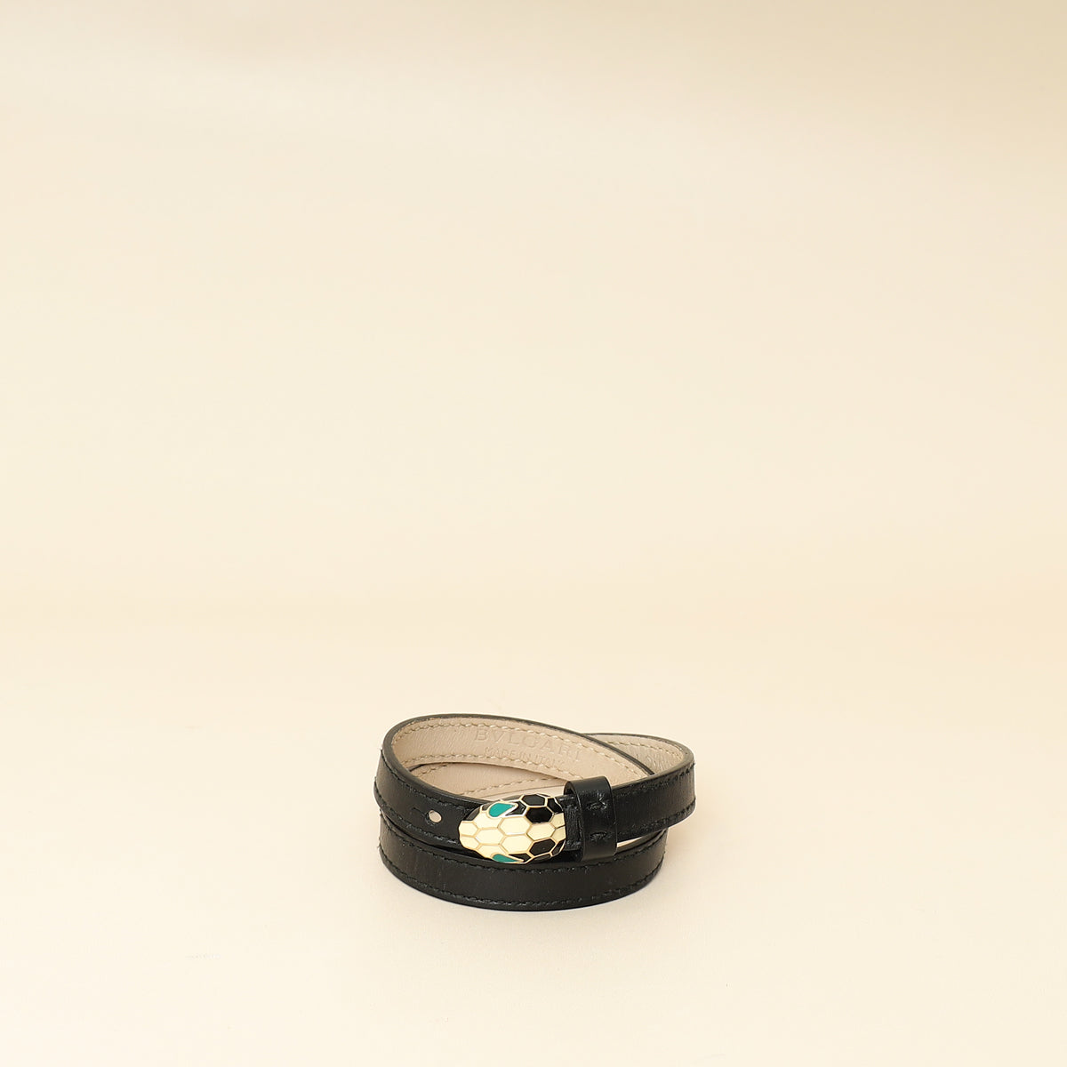 Bvlgari Black Serpenti Forever Double Tour Bracelet