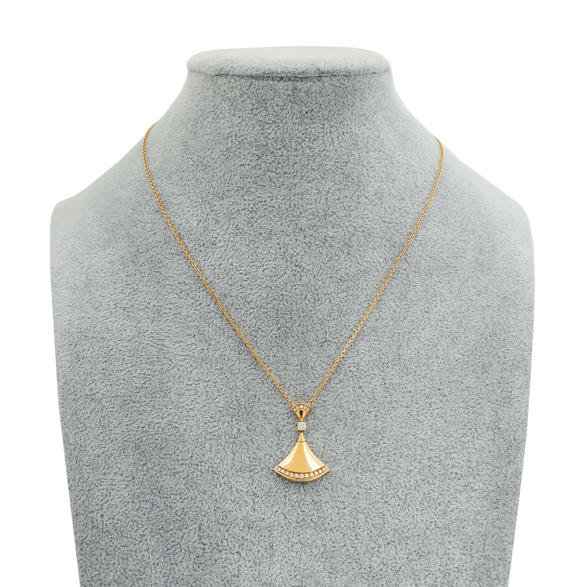 Bvlgari 18K Rose Gold Diamond Diva's Dream Necklace