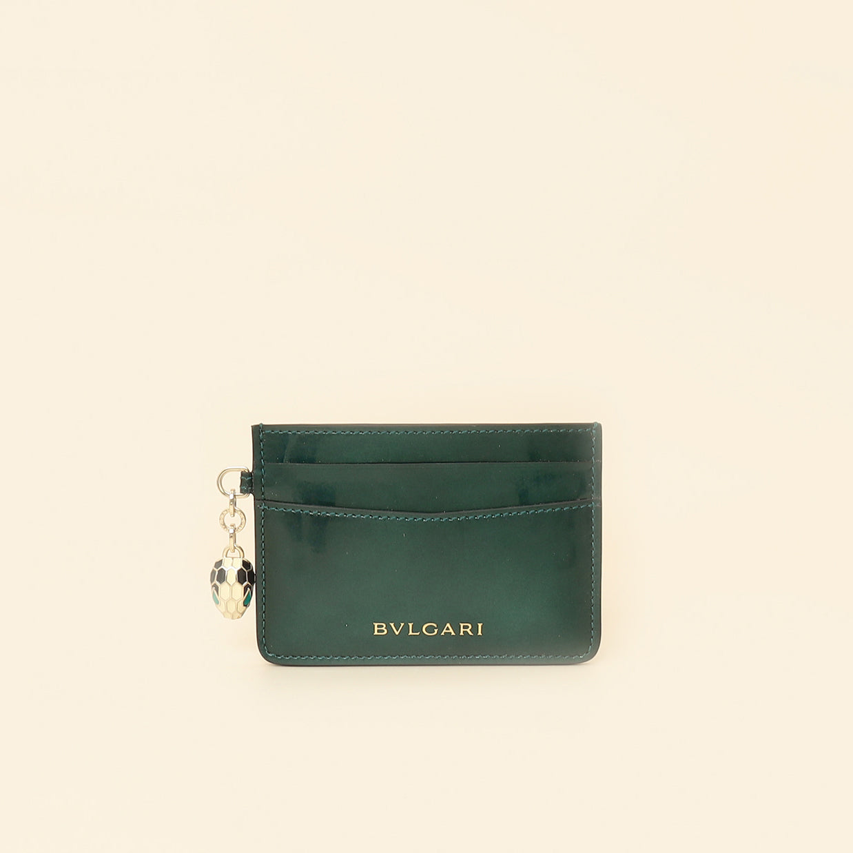 Bvlgari Forest Emerald Serpenti Forever Card Holder