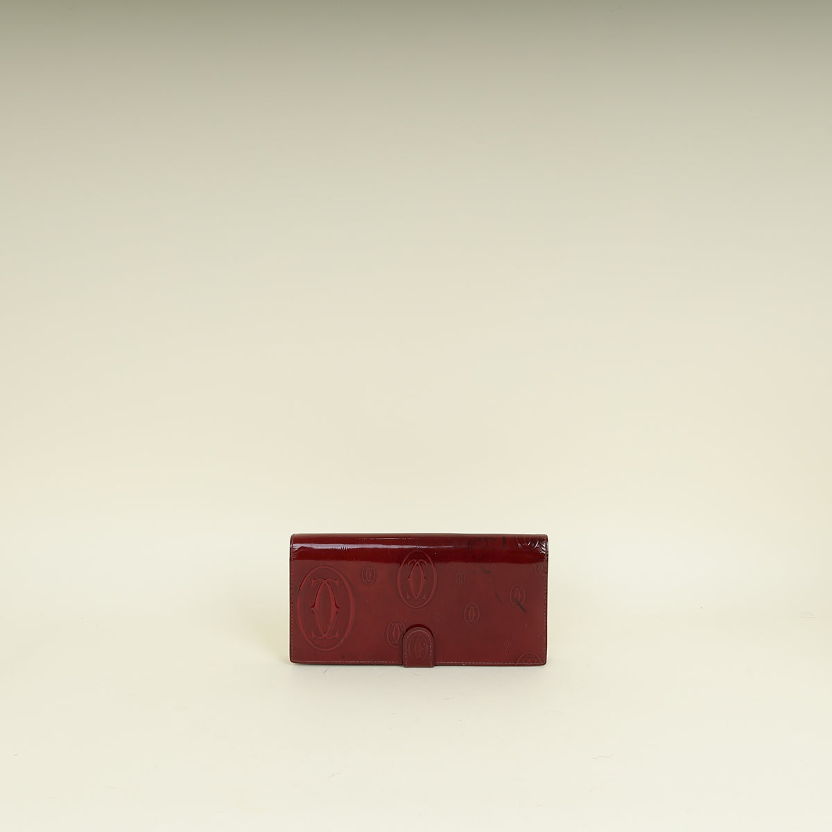 Cartier Red Happy Birthday Continental Wallet