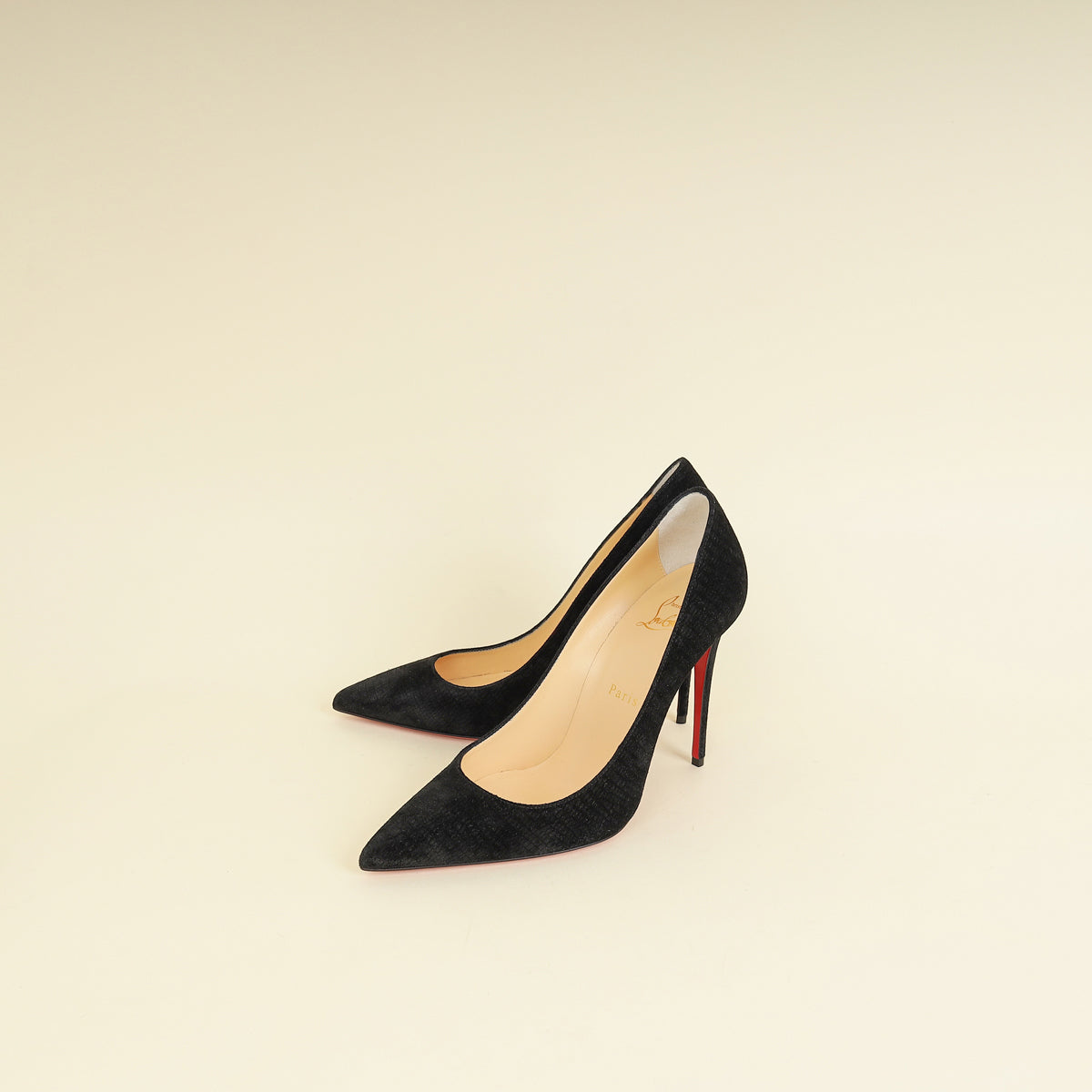 Christian Louboutin Black Kate 100mm Pumps 37.5