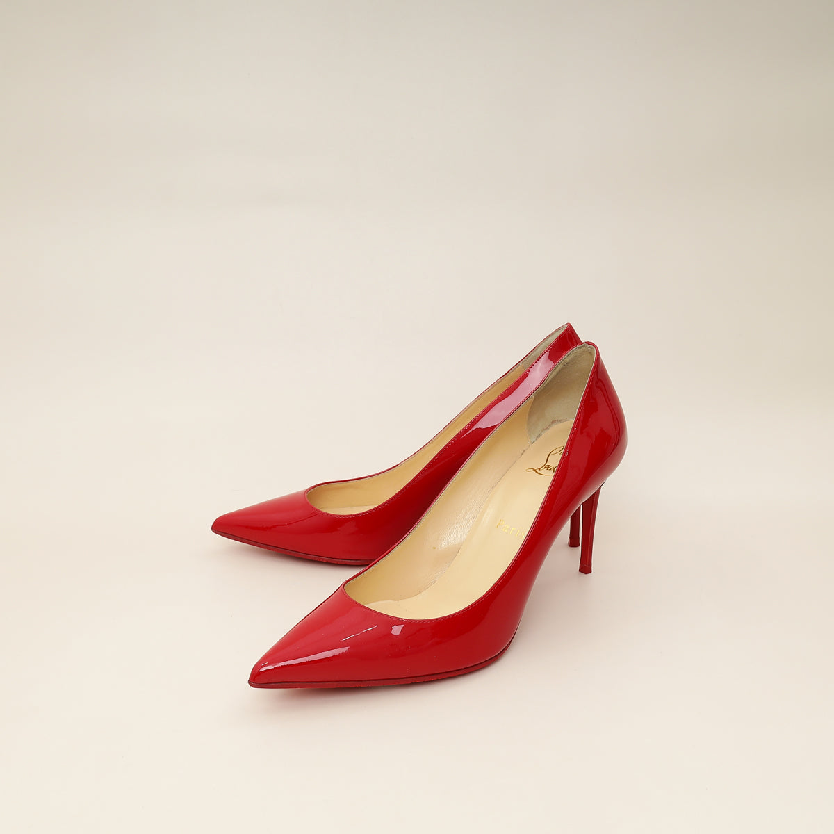 Christian Louboutin Red Kate 85 Pumps 37