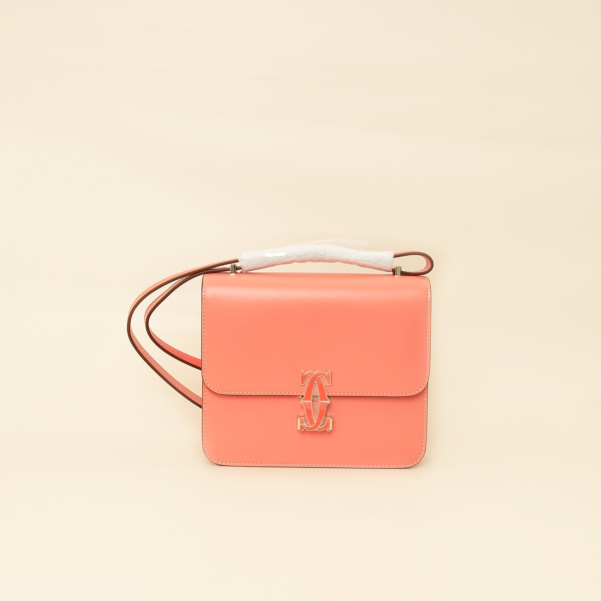 Cartier Light Coral C De Cartier Mini Shoulder Bag