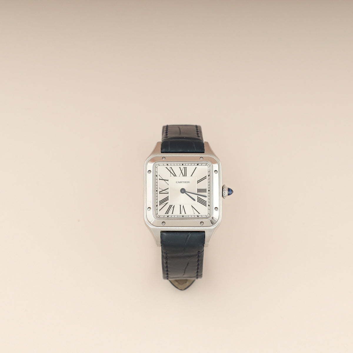 Cartier Stainless Steel Santos-Dumont Large Model Watch