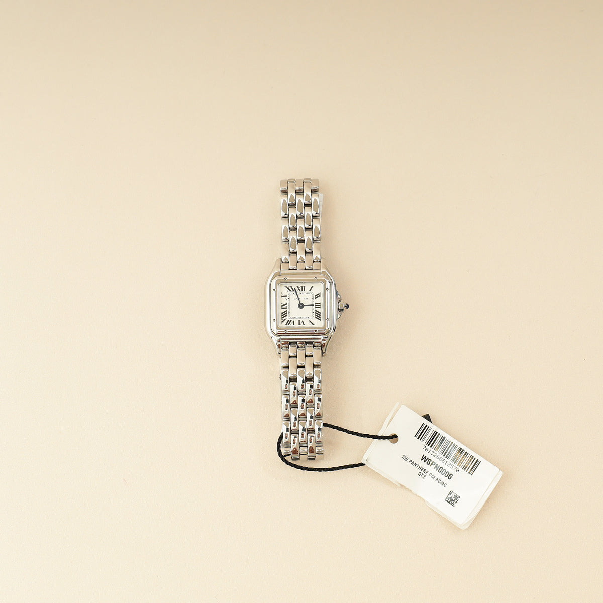 Cartier Stainless Steel Panthere De Cartier Small Model Quartz Watch