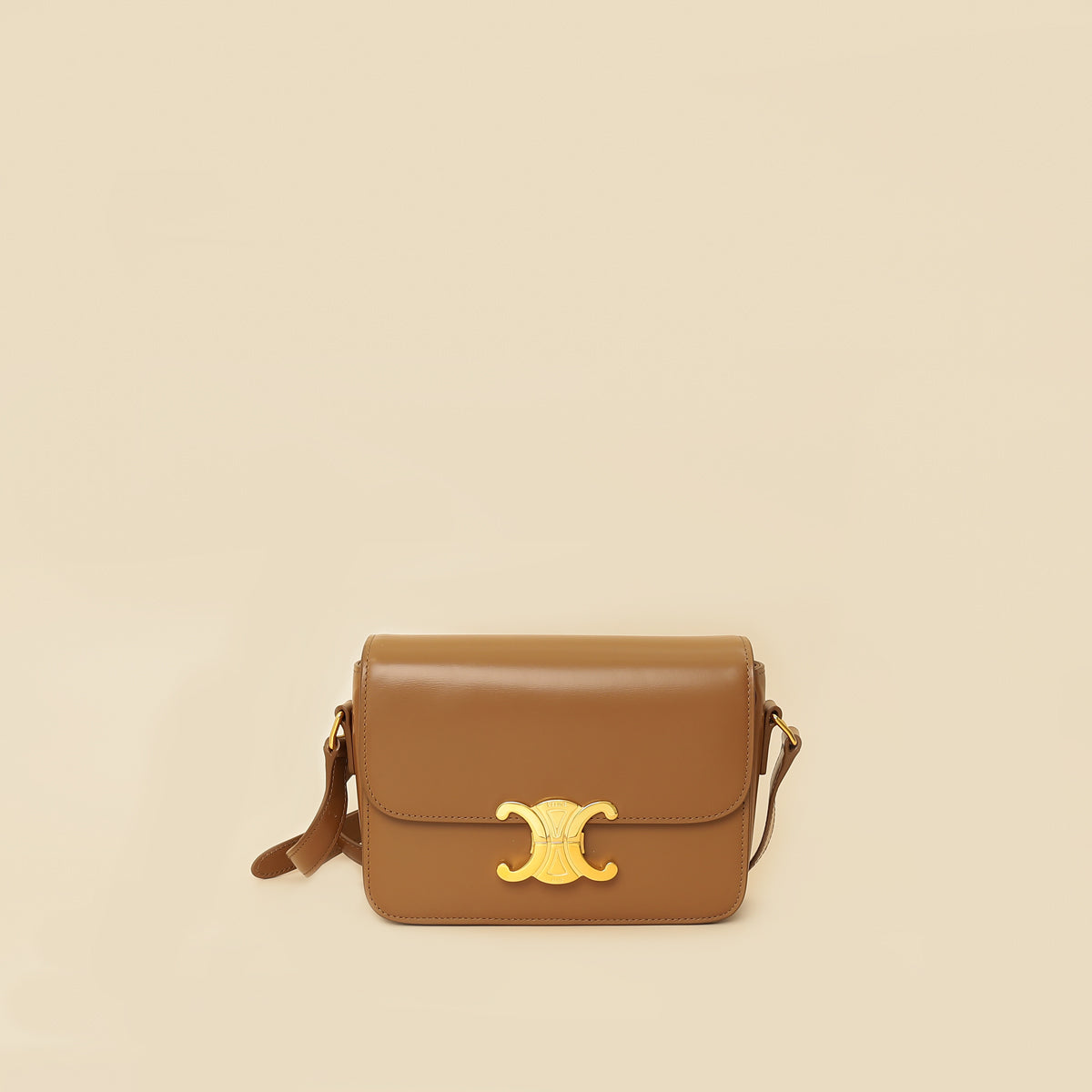 Celine Brown Teen Triomphe Bag