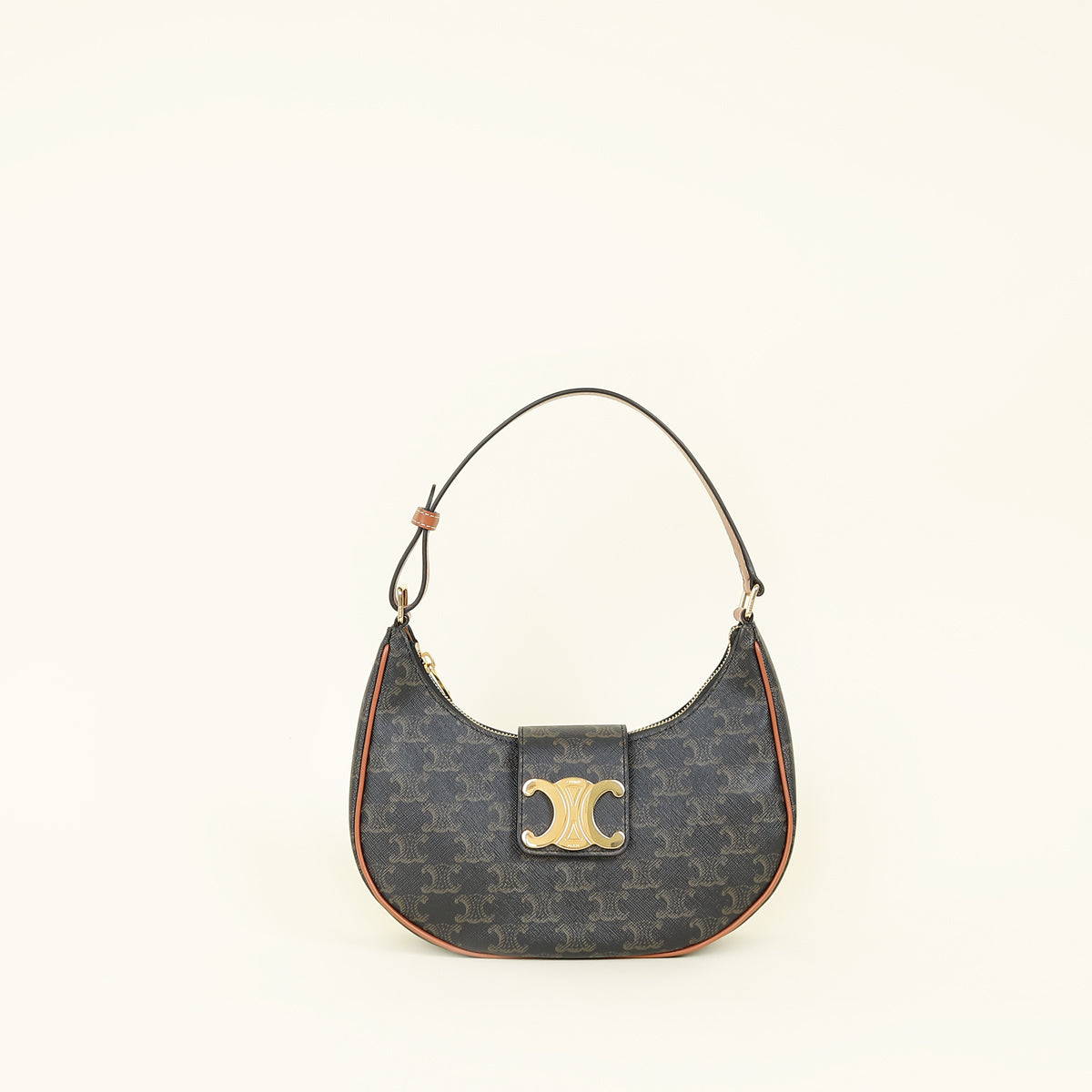 Celine Bicolor Ava Triomphe Hobo Medium Bag