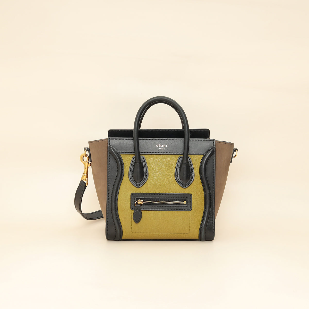 Celine Tricolor Nano Luggage Bag