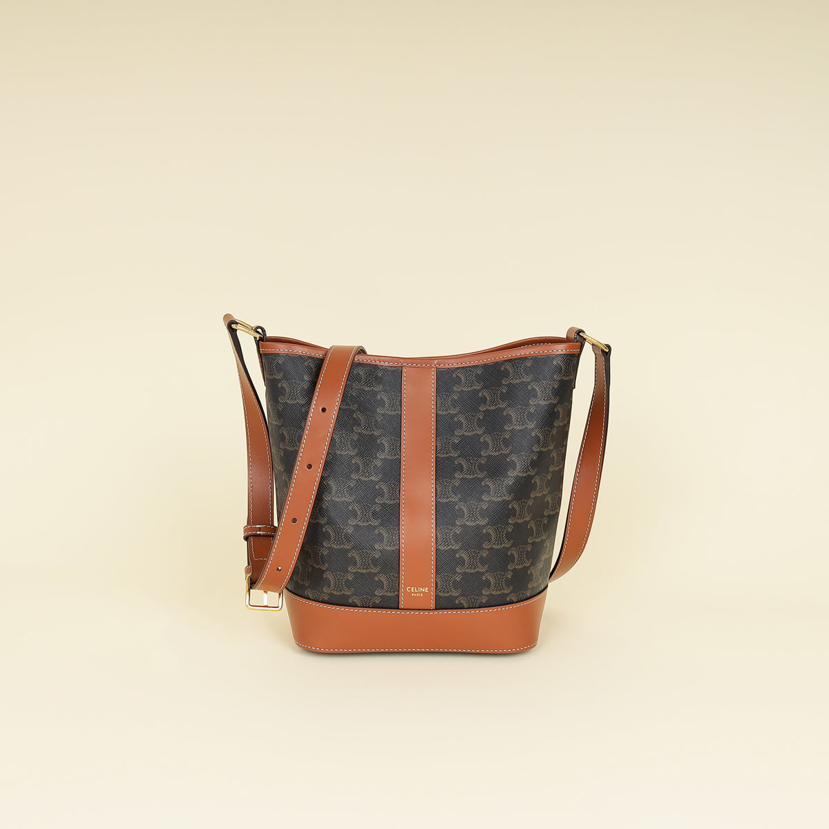 Celine Tan Triomphe Small Bucket Bag