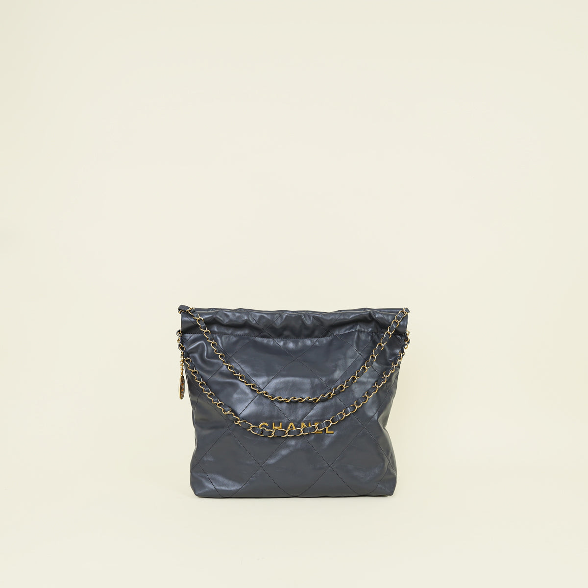 Chanel Grey 22 Handbag