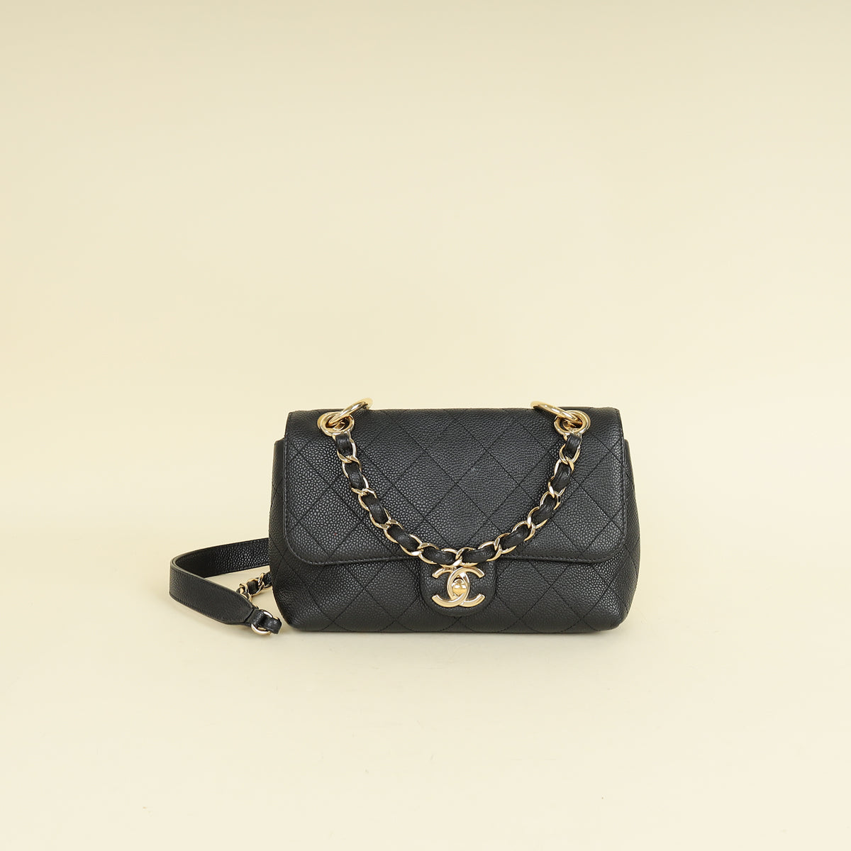 Chanel Black CC City Walk Flap Small Bag
