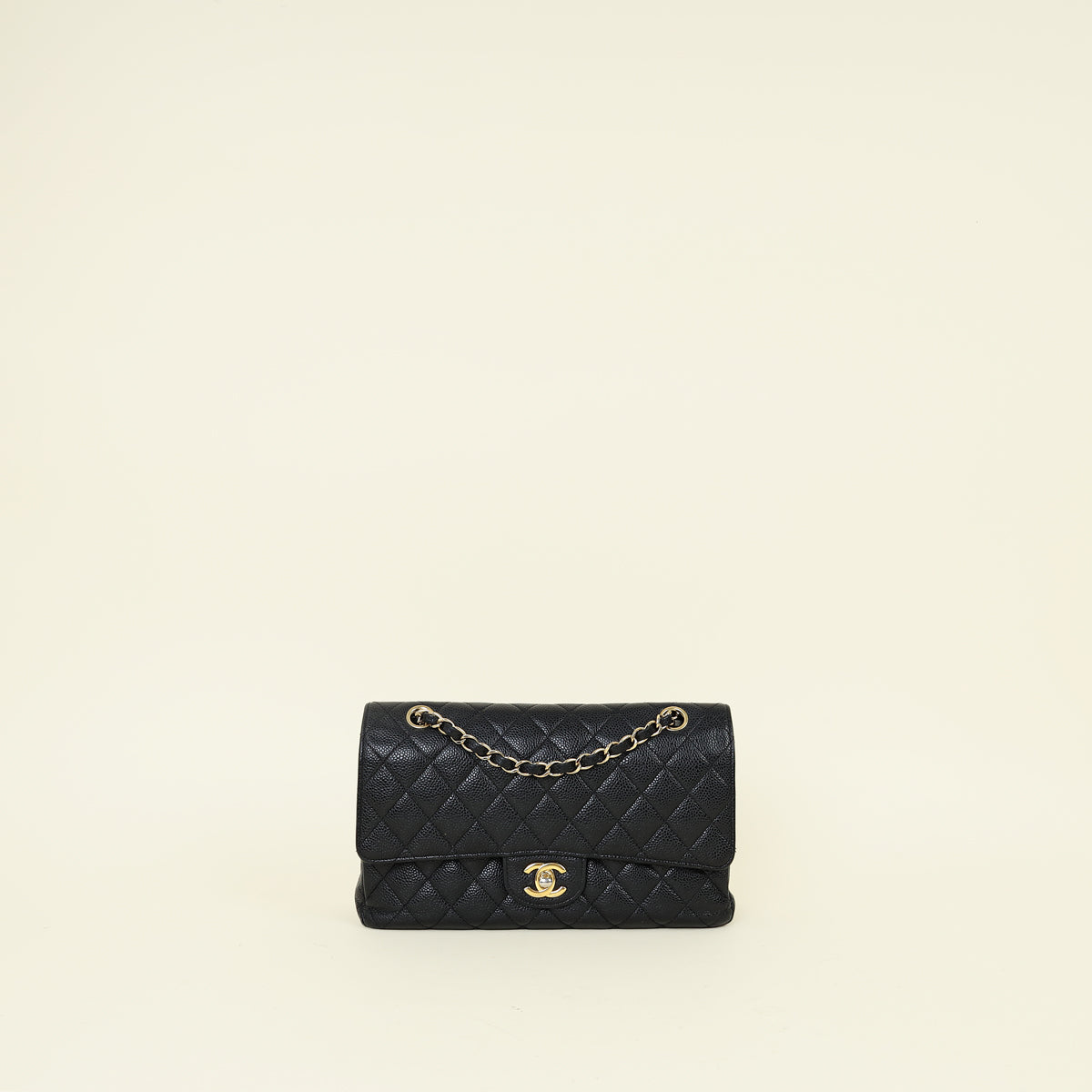 Chanel Black Classic Medium Double Flap Bag