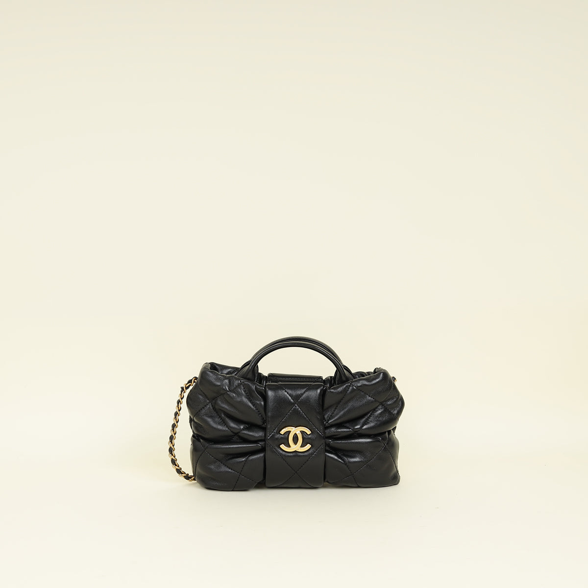 Chanel Black CC Mini Bow Bag