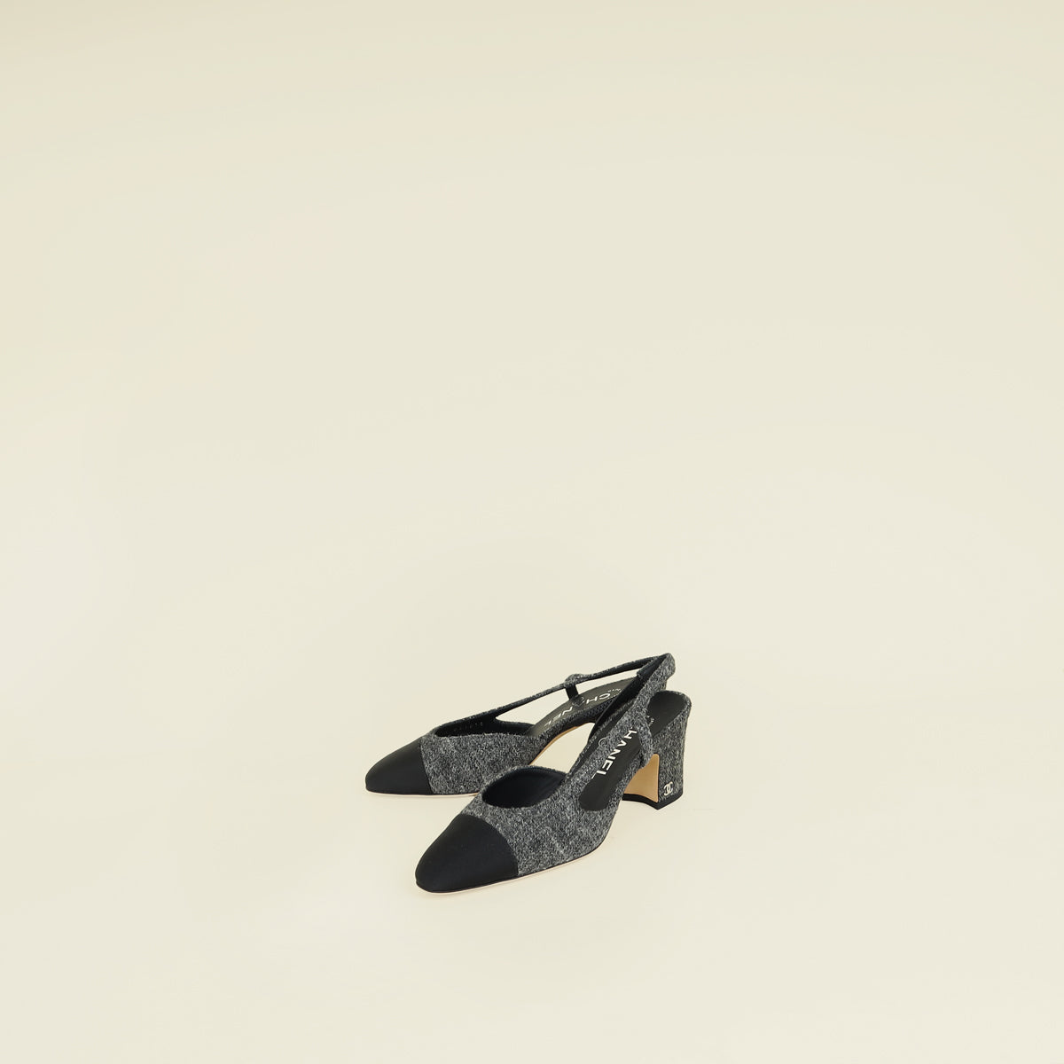 Chanel Bicolor D'Orsay Slingback 35