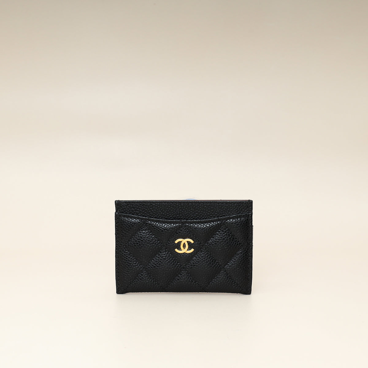 Chanel Black CC Classic Card Holder