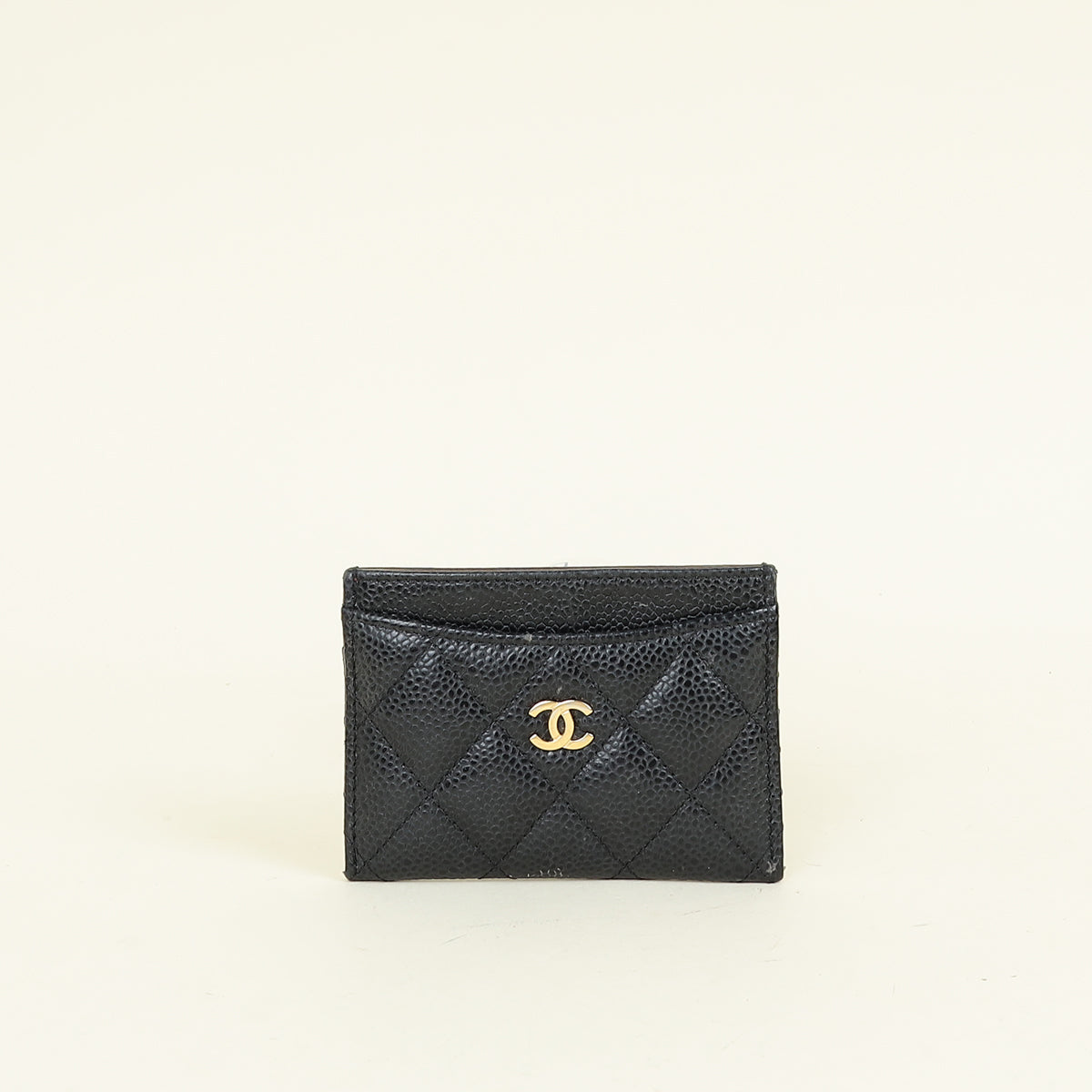 Chanel Black CC Classic Card Holder