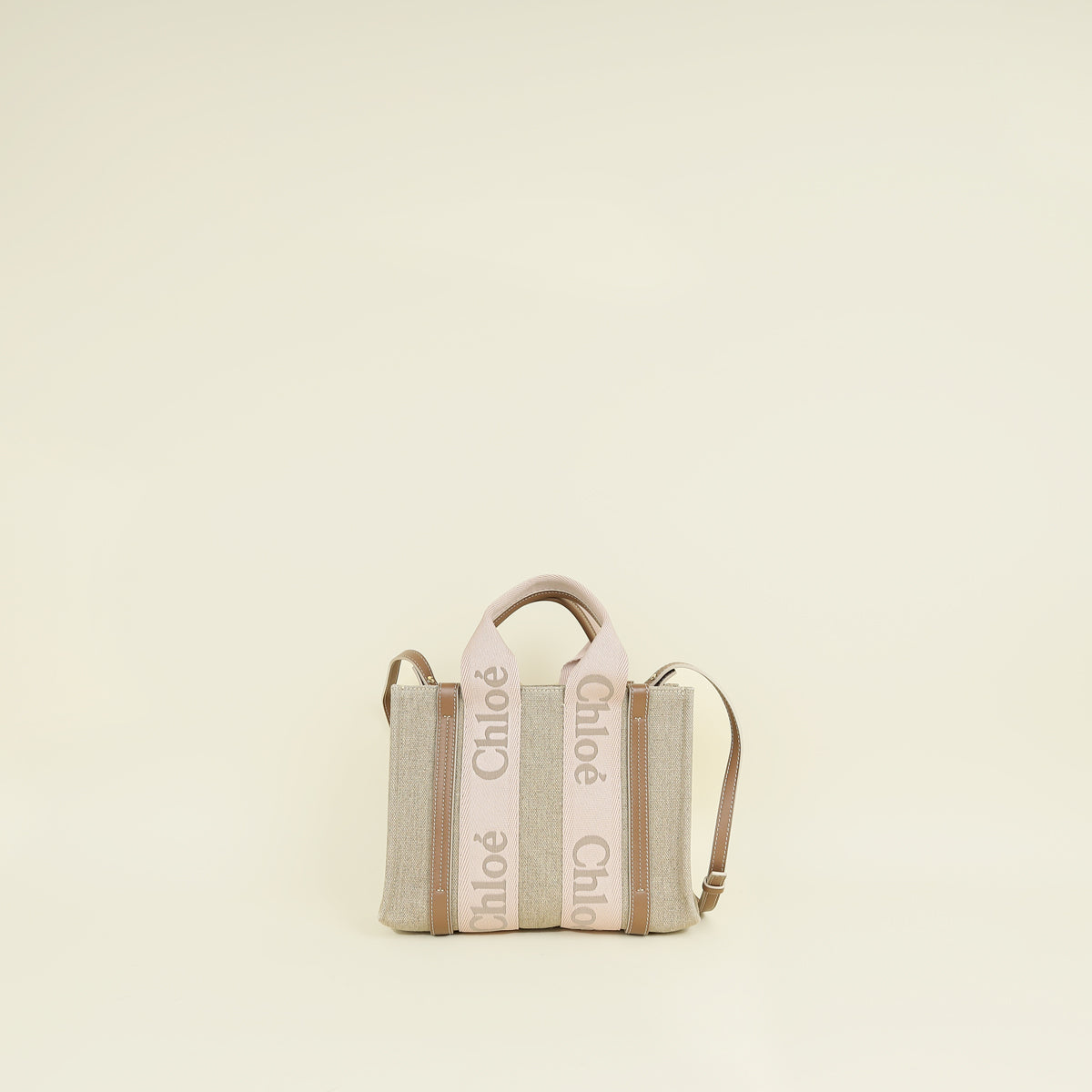 Chloe Gray Woody Tote Small Bag