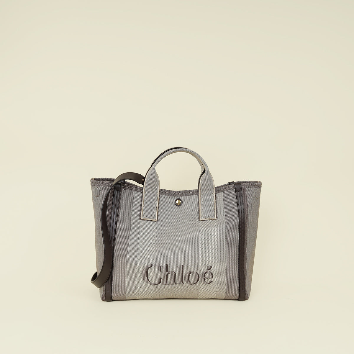 Chloe Kohl Brown Carry Tote Medium Bag