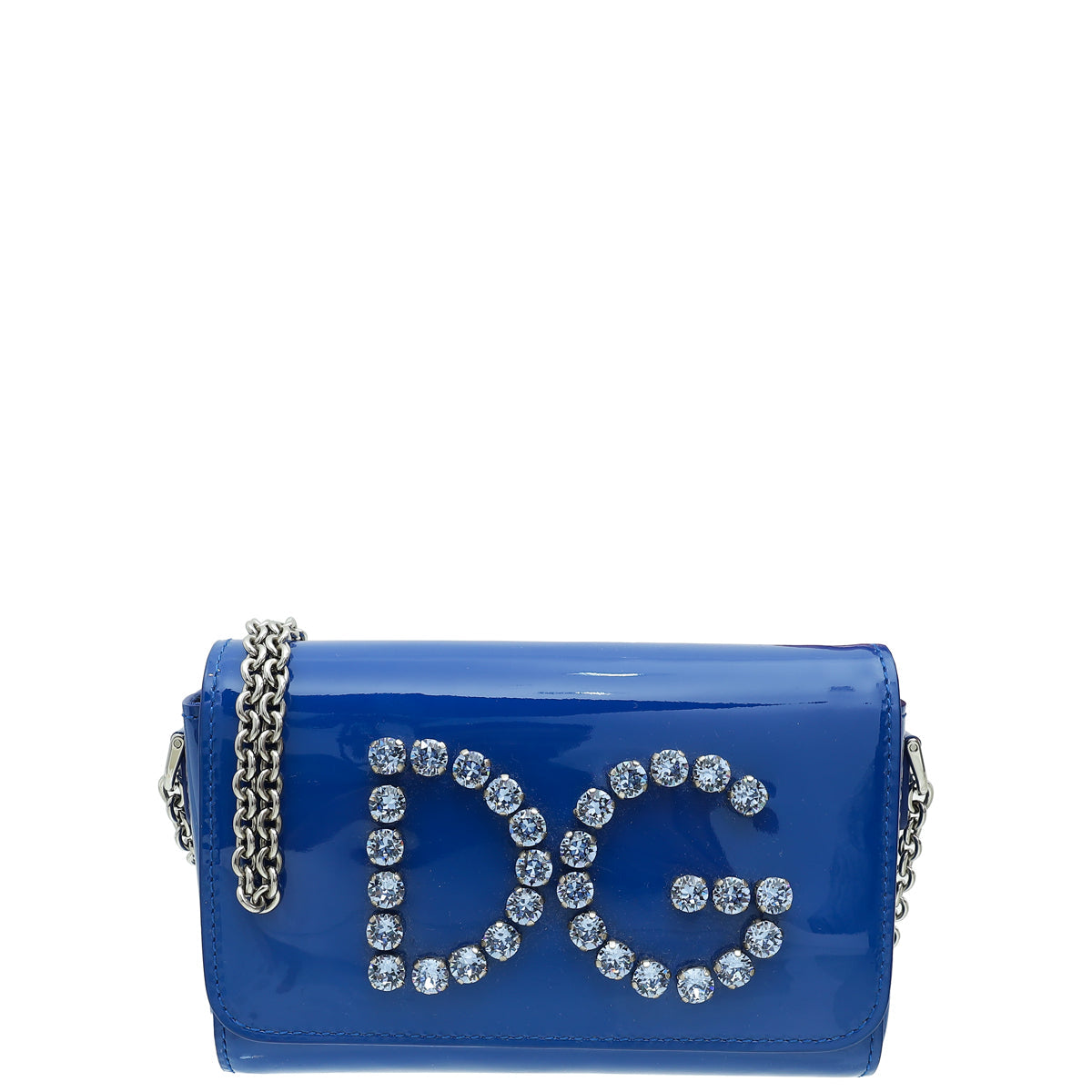 Dolce & Gabbana Blue Crystal DG Girls Bambino Crossbody Bag