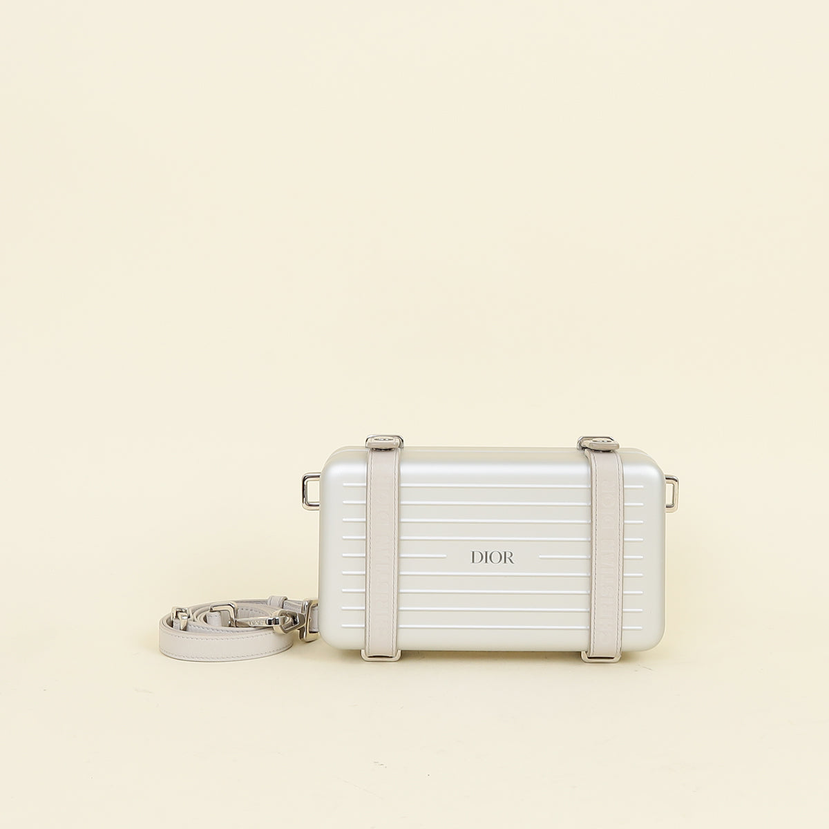 Christian Dior Silver x Rimowa Personal Clutch Crossbody Bag