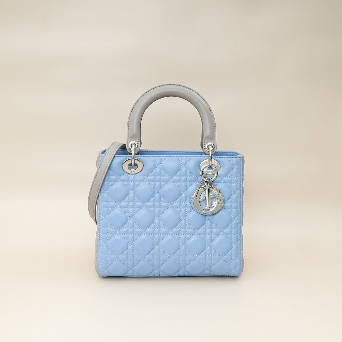 Christian Dior Bicolor Lady Dior Medium Bag