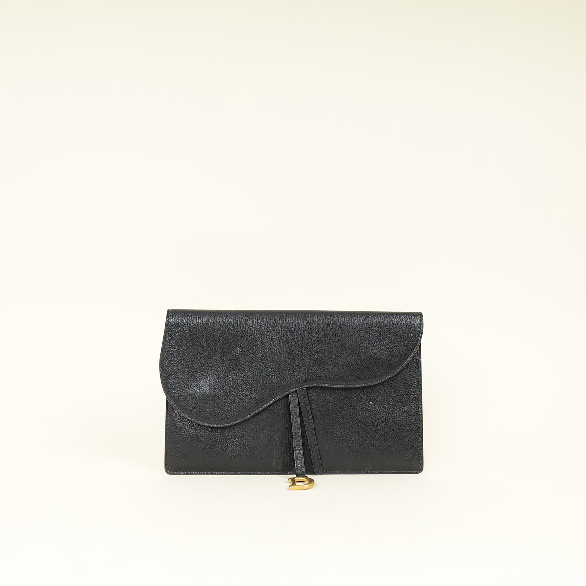 Christian Dior Black Saddle Pouch