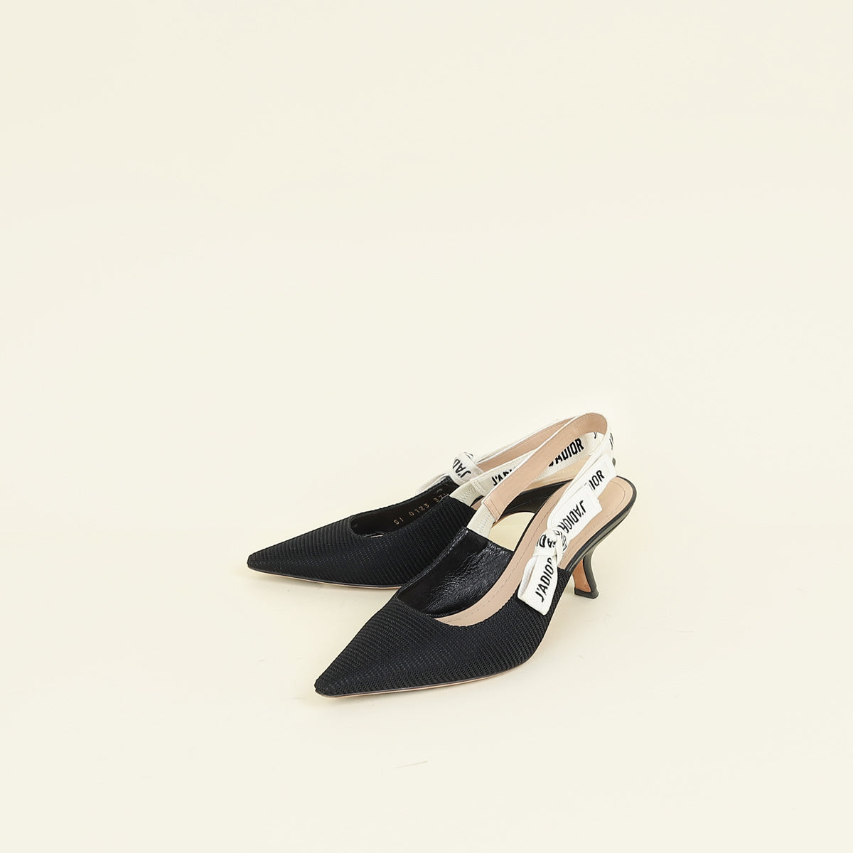 Christian Dior Black J'adior Technical Slingback 37.5