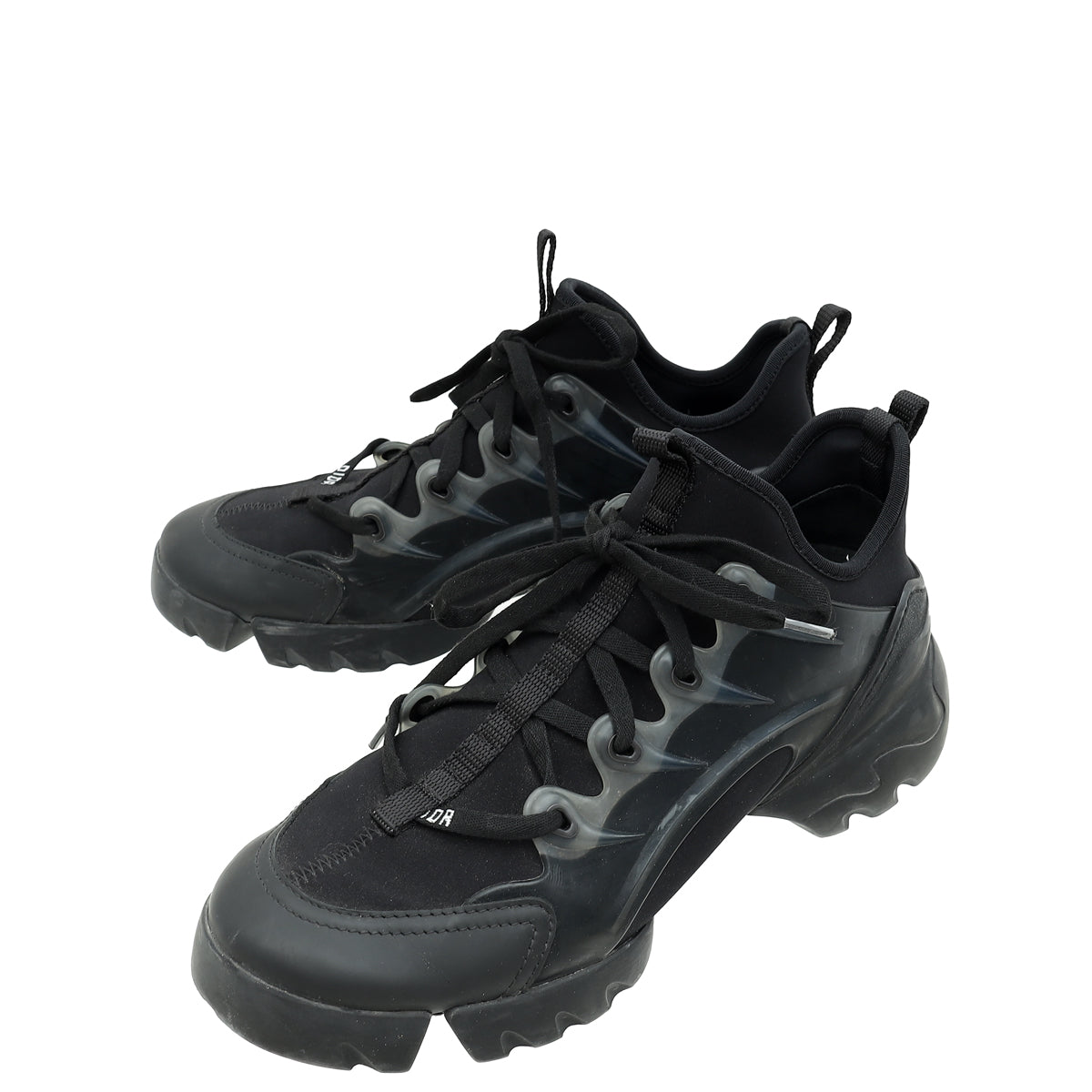 Christian Dior Black D Connect Sneakers 38