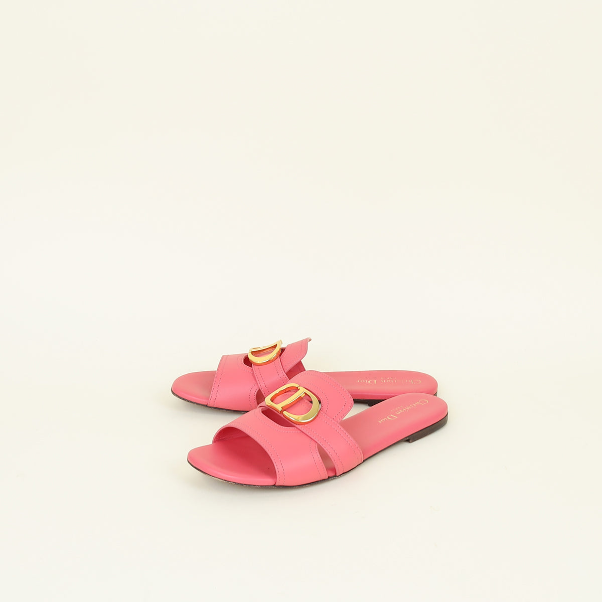 Christian Dior Pink 30 Montaigne Flat Slide 39.5