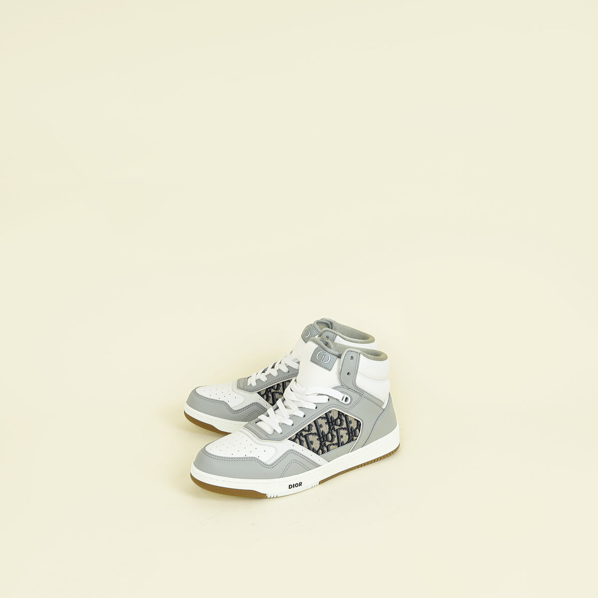 Christian Dior Bicolor Oblique B27 High-Top Sneakers 42.5