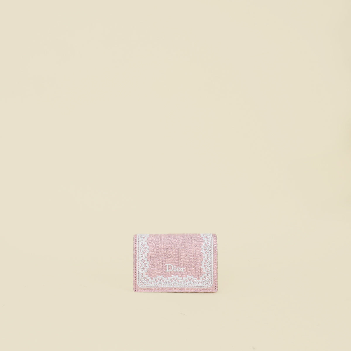 Christian Dior Soupir Pink Dioramour Dior Oblique Glycine Wallet