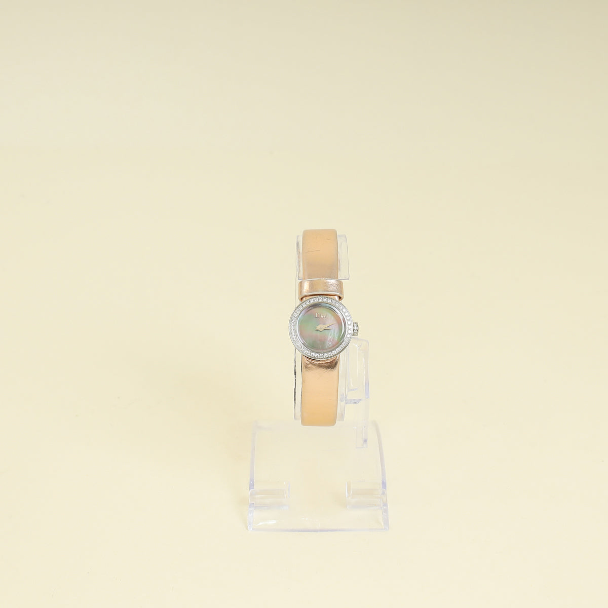 Christian Dior Stainless Steel La D De Diamond MOP Quartz Movement 19mm Watch