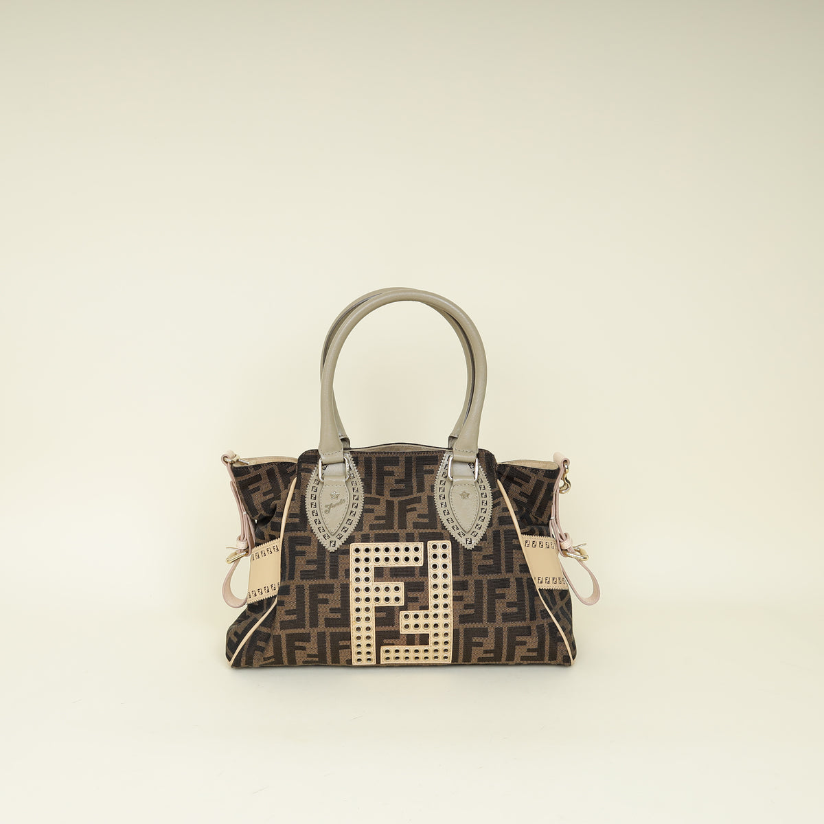 Fendi Bicolor Zucca Chef De Jour Bag
