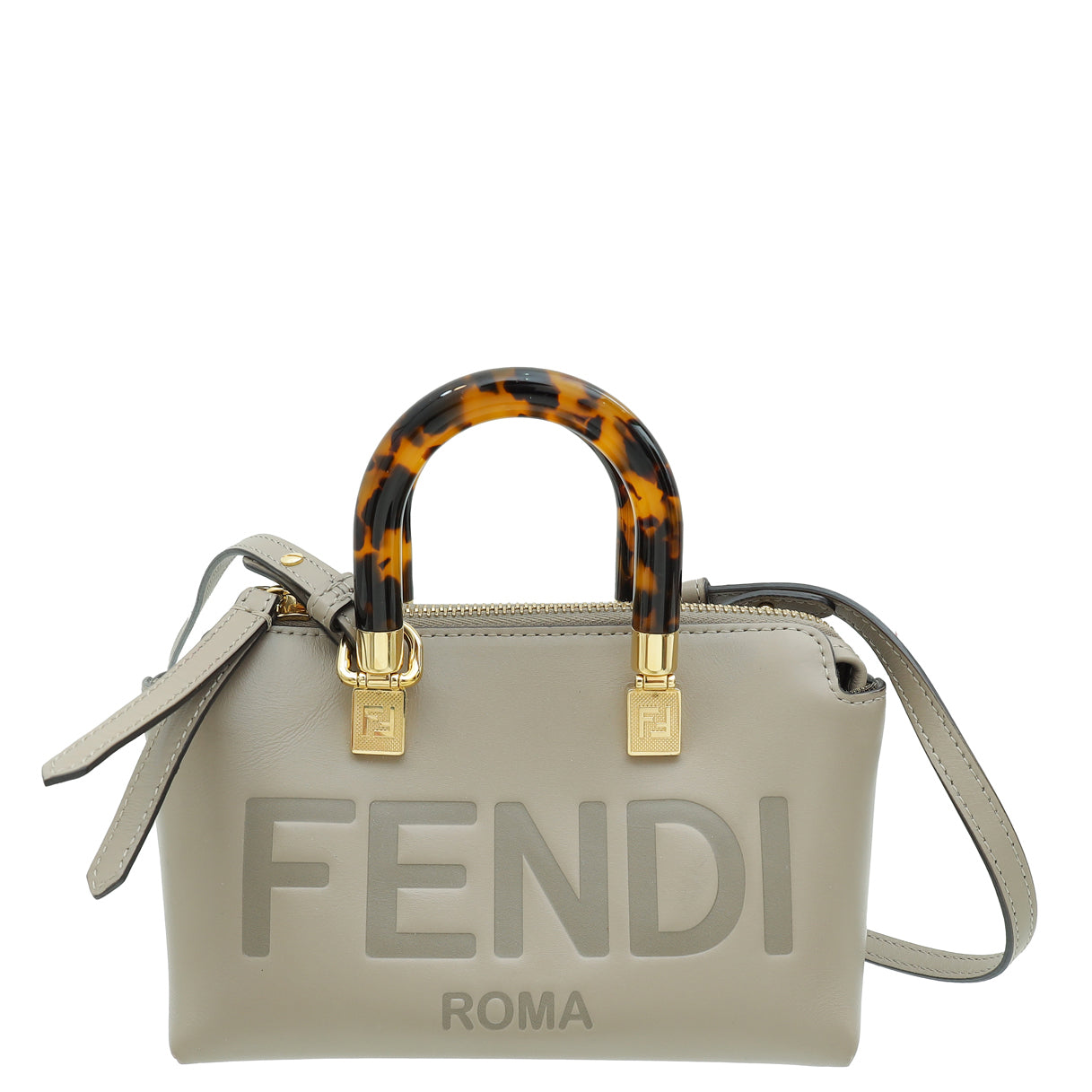 Fendi Beige By The Way Mini Boston Bag